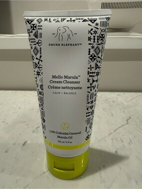 Drunk Elephant Mello Marula Cream Cleanser - White & Lime brand new w/out box